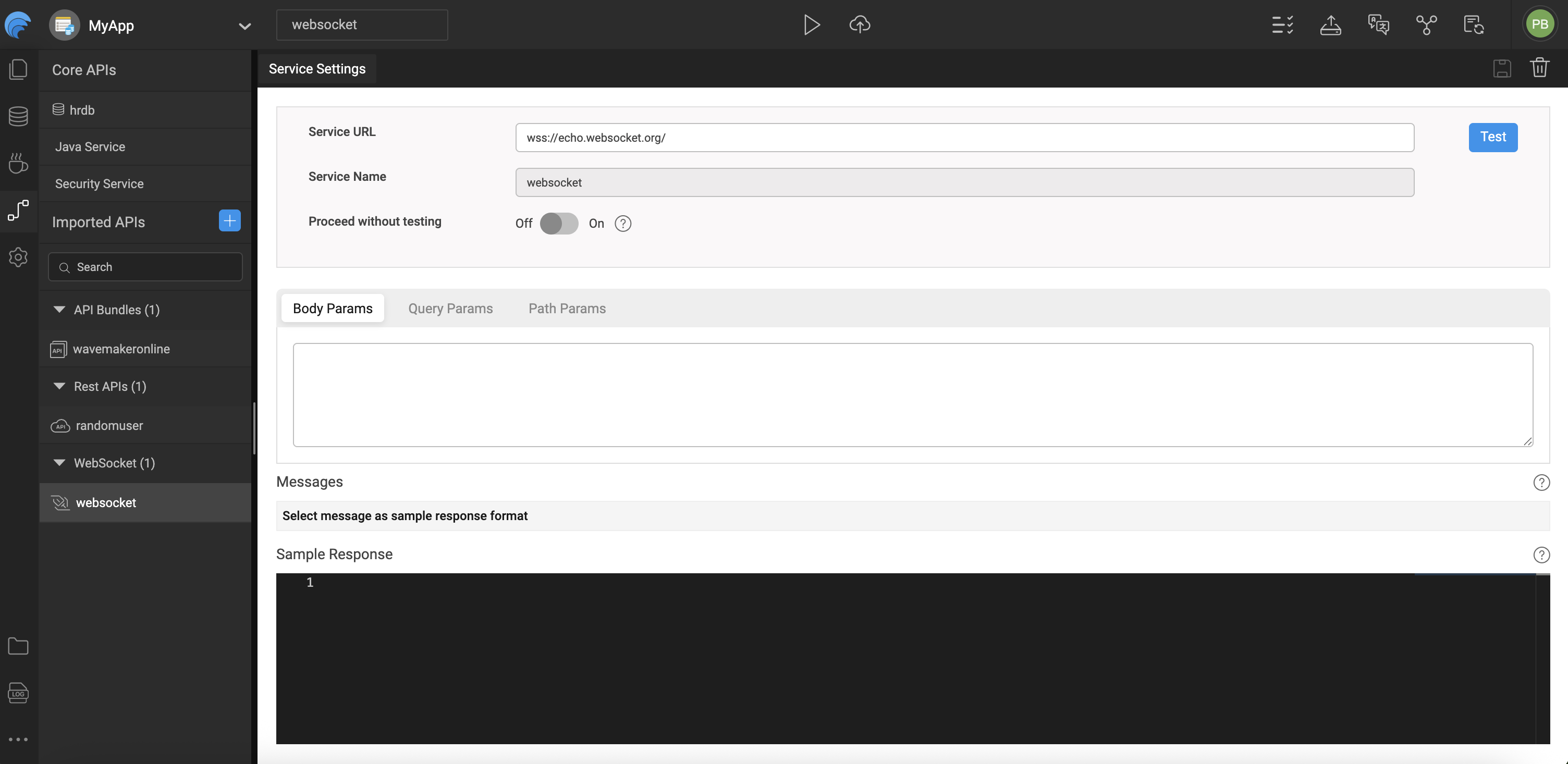 WebSocket Configuration